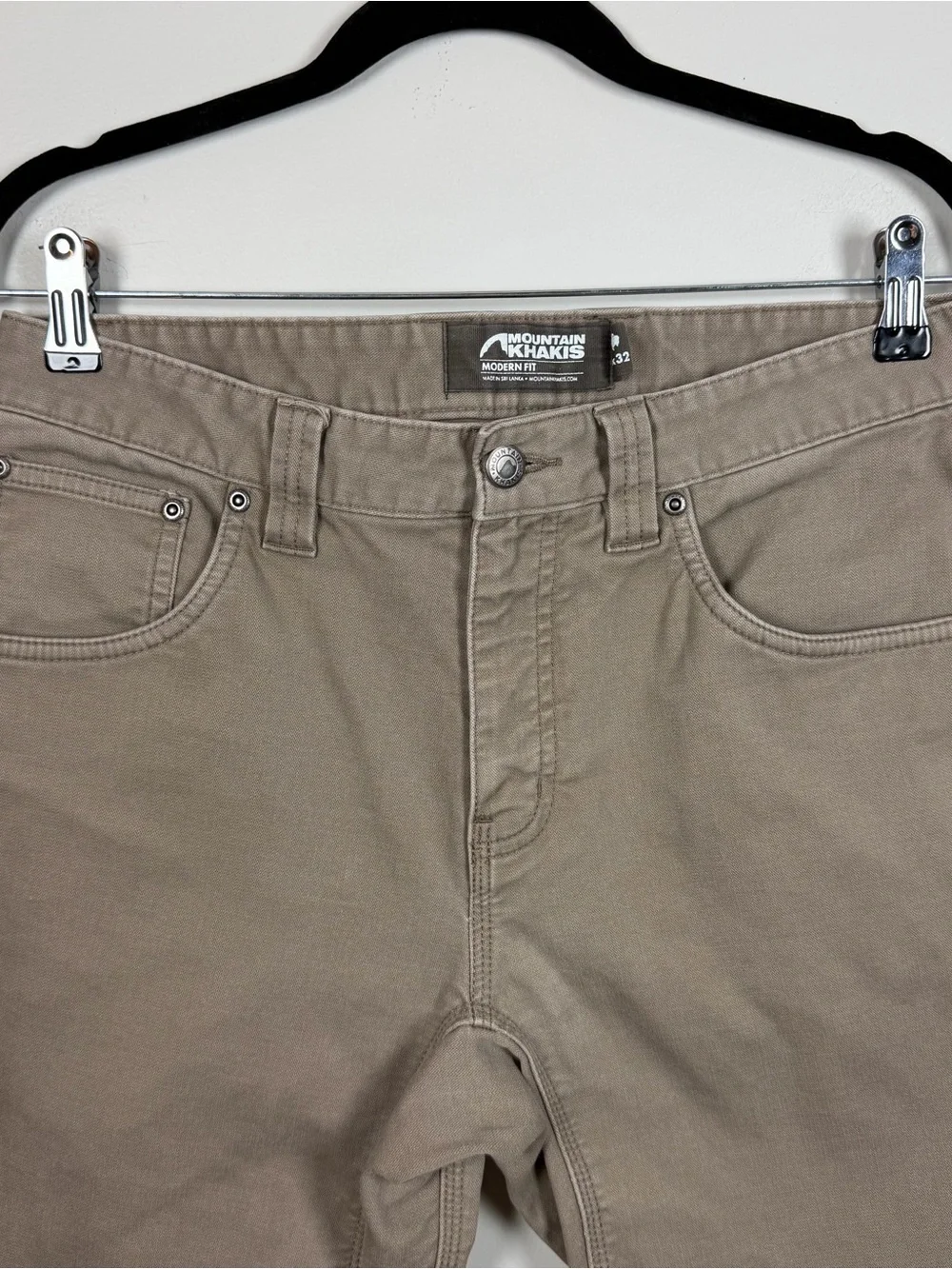 Mountain Khakis Men's Mitchell Pant Modern Fit Tan Brown Gorpcore Size 31x32